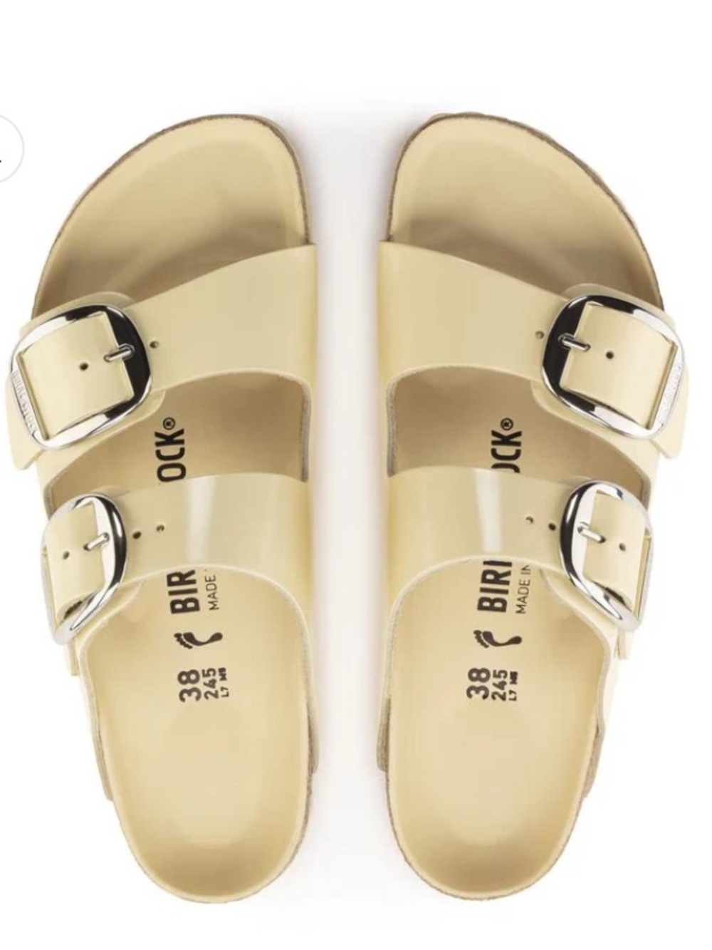 Birkenstock Arizona Big Buckle Sandals in Butter